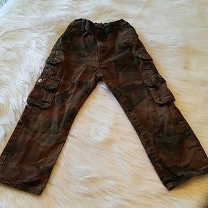 Wrangler Boy's Classic Cargo Twill Camo Pant